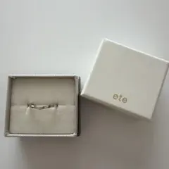 ete エテ シェアブレスレット ミックス シルバー チェーン 箱付き