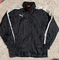 Puma プーマ　ウィンドブレーカー ブラック ライン　sサイズ