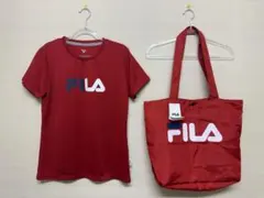 FILA 半袖Tシャツ トートバッグ セット レッドのサムネイル