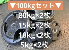 ☆新品・送料無料☆バーベルプレート計100kgセット(25kg×4枚) 28mm