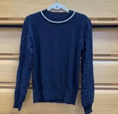 PROPORTION body dressing トップスブラック長袖 セーター