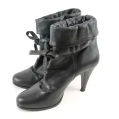 JILLSTUART shoe リボン ヒール ショート ブーツ ブーティ 24