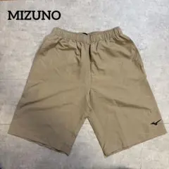 MIZUNO ナイロンショーツ ベージュ L ジム　トレーニング
