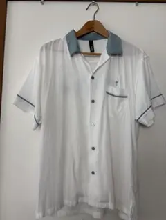 SILAS サイラス　ボーリングシャツ ホワイト M シャツのサムネイル