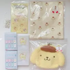 サンリオ ポムポムプリン ポーチ バッグ チケットケース カードケース セット