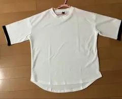 バイカラー 半袖Tシャツ 5分袖