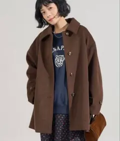 ステンカラーコート FREAKS STORE