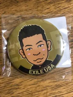 EXILE USAの缶バッチ