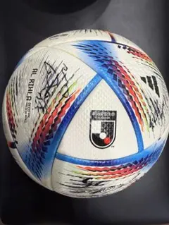 直筆サイン入り】サッカーボール Jリーグ公式試合球 コンサドーレ家泉