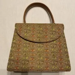 タツムラ 和装 ハンドバッグ 二重蔓唐草文錦 龍村晋コレクション タツムラ 和装 ハンドバッグ 二重蔓唐草文錦 龍村晋コレクション