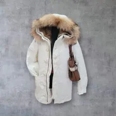 【美品】VANQUISH 花鳥風月 モッズコート ファー ライナー脱着可 刺繍 美品】VANQUISH 花鳥風月 モッズコート ファー ライナー脱着可 刺繍