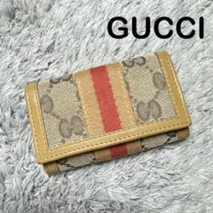 GUCCI グッチ キーケース GG キャンバス レザー ユニセックス