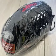 【タグ付き未使用品】一般軟式・グローブ ローリングス オールラウンド ブラックのサムネイル