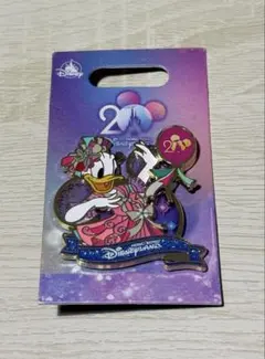 香港ディズニーランド 20周年 デイジー ピンバッジ