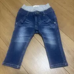 80 ラブアンドピースアンドマネー　ブルー　ネイビー　レギンス　デニムパンツ