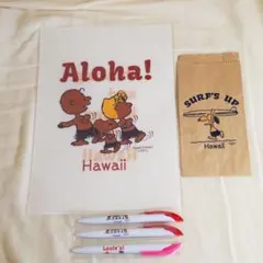 Moni Honolulu ボールペン【新品】3本セット&クリアファイル