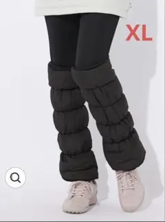 マリクレール　レディース　　クレイジーホット　レッグウォーマー　黒　XL