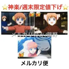 【レア】銀魂 夜兎族② ネットプリント ブロマイド 神楽 幼少期 3枚セット