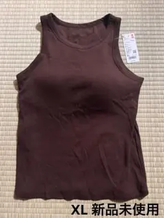UNIQLO アメリカンスリーブブラタンクトップ XL ダークブラウン