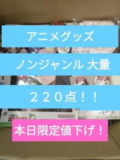 アニメグッズ キャラクターグッズ ノンジャンル まとめ売り 大量 ２２０点