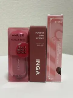 リップ3種　【AMUSE】ベベティント #バニラローズのサムネイル