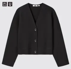 【完売商品】ユニクロU メリノブレンドショートカーディガン