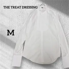 THE TREAT DRESSING ホワイトフォーマルシャツ