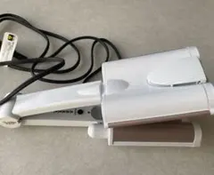 カールヘアアイロン ホワイト・ブラウン