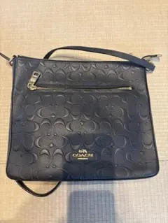COACH 型押し ショルダーバッグ クロスボディバッグ ハンドバッグ 2way