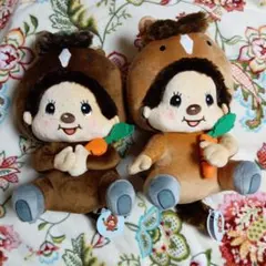 モンチッチうまBIGぬいぐるみ　全2種セット