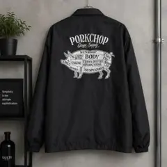PORKCHOP GARAGE SUPPLY コーチジャケブラック L キムタクのサムネイル