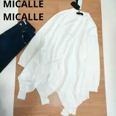 新品タグ付　MICALLE MICALLE　変形デザインニットプルオーバー