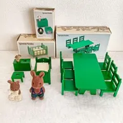 シルバニアファミリー 初期 家具 人形 セット