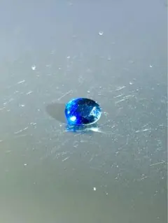 カシミール産未処理コーンフラワーブルーサファイア0.45ct4.8時3.5mm