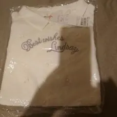 新品　Lindsay 　セーター　160 お花　ホワイト