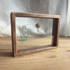 木製フォトフレーム　写真立て　フォトフレーム　レトロ風　古材風　アンティーク風