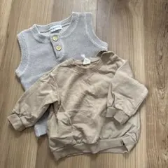 H&M トップス&ニットベスト　セット