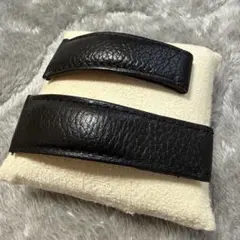 【極美品】カルティエ　純正　ロンドソロ　革ベルト　Dバックル　黒のサムネイル