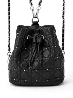 grl 2Wayキルティングスタッズリュック[dd455]