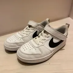 NIKE ナイキ コートボロー LOW ホワイト ブラック 19cm スニーカー