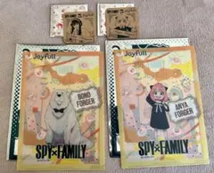 SPY×FAMILY ジョイフル　コラボ　クリアファイル コースター