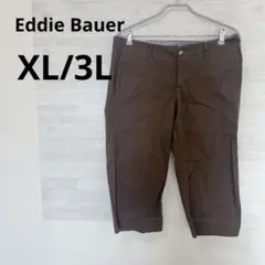 Eddie Bauer [XL/3L] ブラウン チノパン 美品