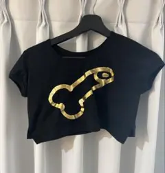 Vivienne Westwood ANGLOMANIA クロップドTシャツ 黒のサムネイル
