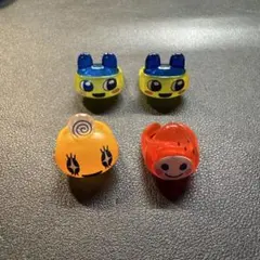 たまごっちぷくっとクリアリング 4つセット まめっち×2 めめっち いちごっち