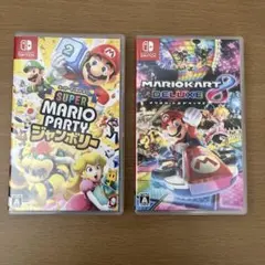 スーパーマリオパーティジャンボリー　　マリオカート8デラックス　セット