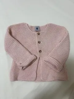 PETIT BATEAUピンク カーディガン12m/74cm