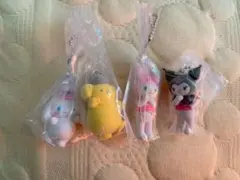 サンリオキャラクターズ ミニチュアチャーム~ライブキャラクター 4体セット