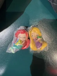 ディズニー　プリンセス　ぎゅーこっと　2個セット　アリエル　ラプンツェル