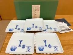 深川製磁 ブルーチャイナ プレートセットのサムネイル