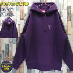COCOLO BLAND　ココロブランド　パーカー　フードロゴ　パープルのサムネイル